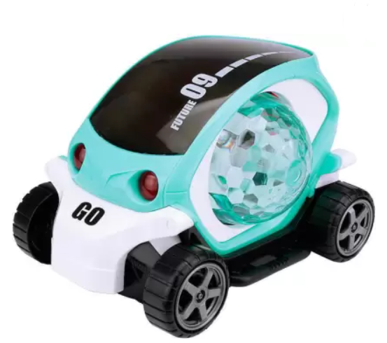 Musvika 09 Future Car With 3D Lights and Music (Multicolor) - Kids