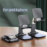 Premium Smart Foldable Mobile Stand for Table and Bed, Height Adjustable Universal Phone Holder for All Smartphones & Tablet - Foldable Mobile Stand, Pack Of 1