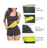Hot Shaper Slimming Belt for Men and Women(Black) - Black, Sweat Belt, Pack Of 1