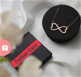 Father Care  Couple Infinity Name Necklace (1 Year Warranty) - Gold, Pack Of 1, Mangalsutra Chain