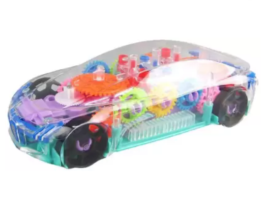 Musvika Kids Colorful Educational Transparent Concept Car  (Multicolor) - Toddler