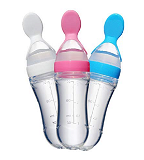 Musvika Squeezy Silicone Food Feeder, ( Multicolor/90 ml) - Toddler