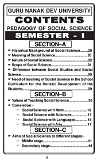 Vinod GNDU B.Ed. Pedagogy Of Social Science (P) Punjabi Medium - SEMESTER 1, 2 Guru Nanak Dev University - Dr. Kulwinder Kaur