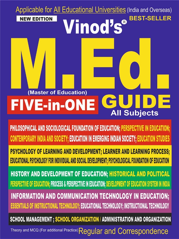 Vinod M.Ed. GUIDE (Five in One) - Dr. Walia, Dr. Sudesh Deshpande, Prof. Sunita Chawla, Dr. Ajit V. Kumar