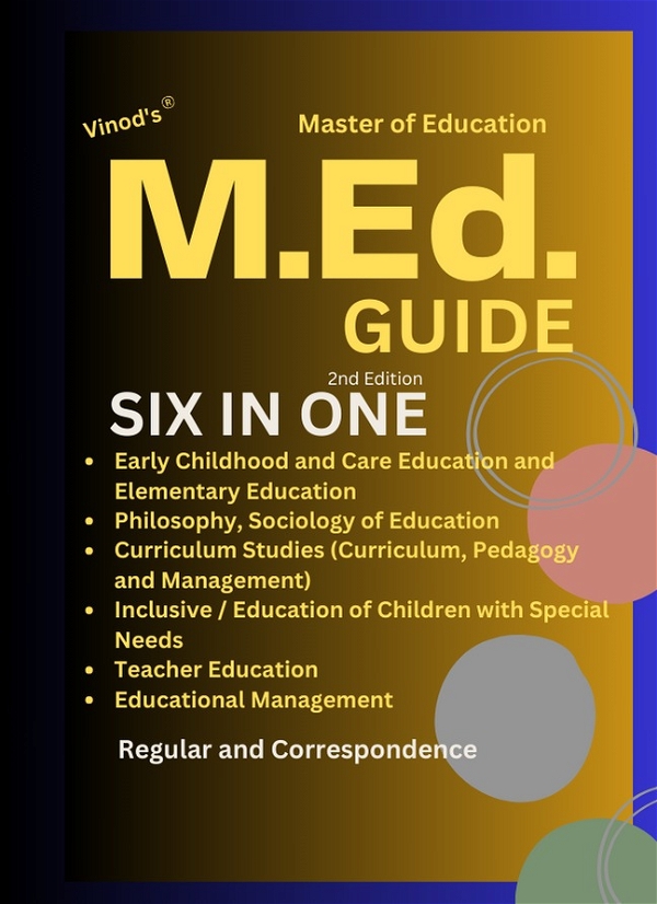 Vinod M.Ed. GUIDE (Six in One) 2nd Edition English Medium - Dr. Tajinder Kour, Dr. Vikesh Kumar Sharma, Dr. Chaman Singh Thakur, Dr. K.K. Sharma