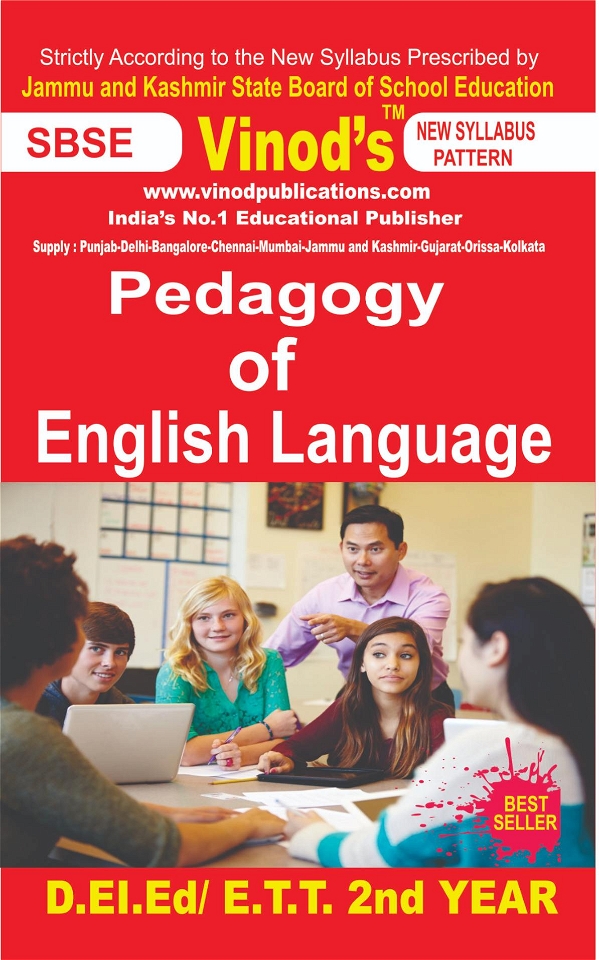 Vinod 605 BOOK- Pedagogy of English Language D.El.Ed/E.T.T 1st Year Book