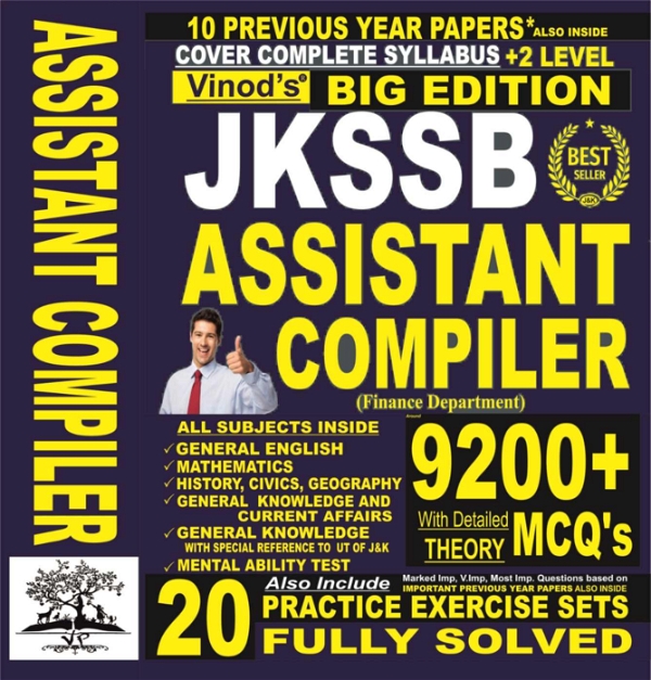 Vinod JKSSB Assistant Compiler Book ; VINOD PUBLICATIONS ; CALL 9218219218
