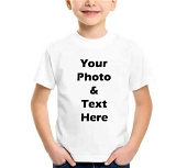 Kids Customized Photo T- Shirt For Boys/Girl's - 9-10 Yrs