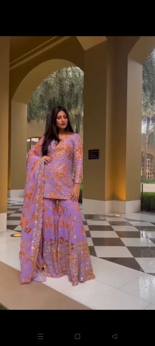 Boutique style sharara suits sales