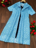 Dress With Jacket Combo - L, Blue