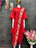 Dhoti Outfit - Red