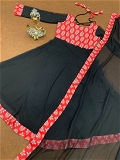 Georgette Gown With Dupatta - S