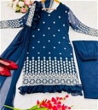Designer Sequence Embroidery Work Suit