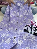 Lavender Color Pure Cotton Co-Ord Set - XL