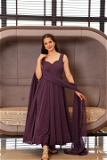 Sleeveless Anarkali Gown With Dupatta - XL