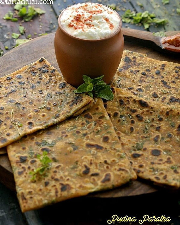 (Spicy bite2) Pudina Parantha