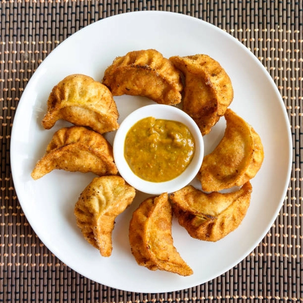 (Momo Station) Veg Momo - Fried