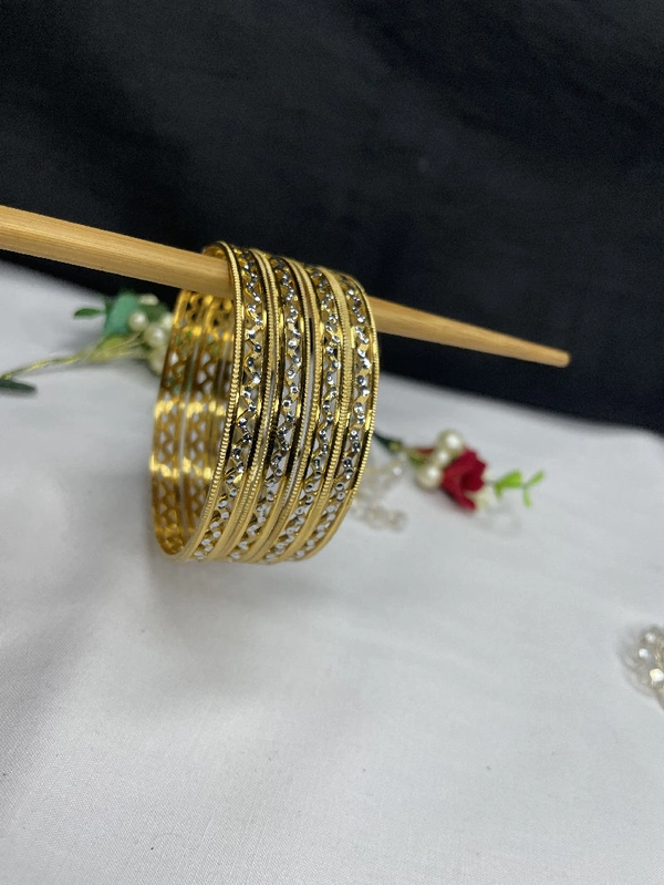 Namita Gold Bangles - 2.8