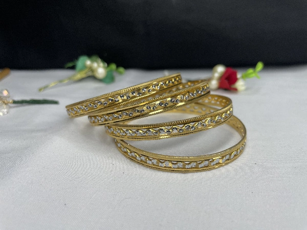 Namita Gold Bangles - 2.8