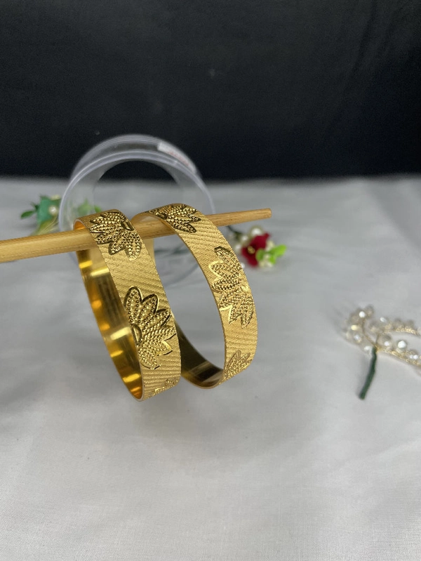 Namita Gold Bangles - 2.8