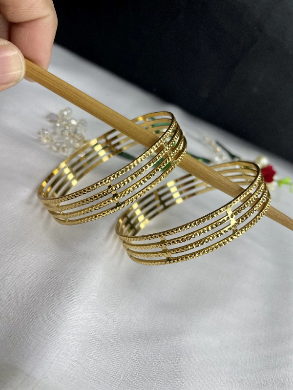 Asmi Gold Bangles - 2.4