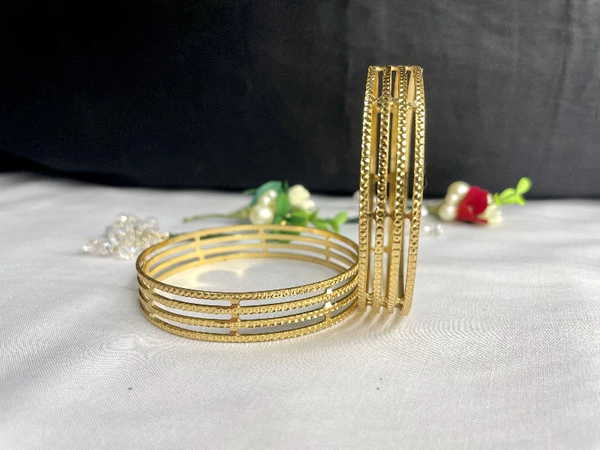 Asmi Gold Bangles - 2.4