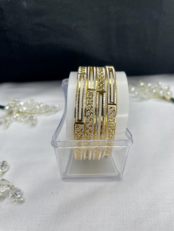 Simran Gold Bangles - 2.8