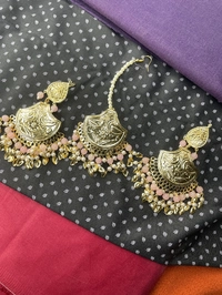 Kiara Tikka Set - baby pink