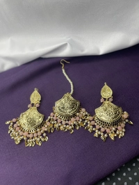 Kiara Tikka Set - baby pink