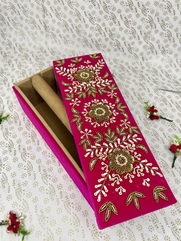 ROHANI MAJENTA BANGLE BOX - Magenta