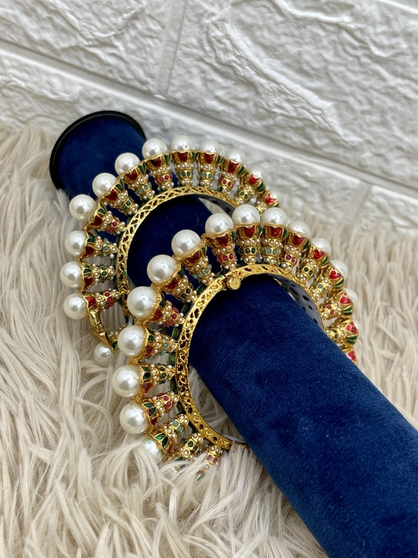 Pearl rajwadi bangles - 2.4