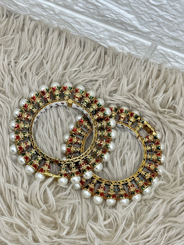 Pearl rajwadi bangles - 2.4