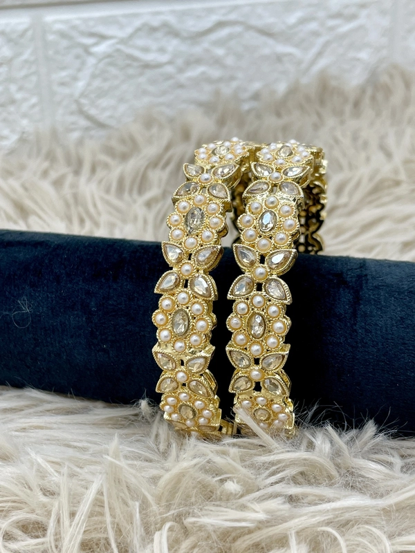 Pearl & Kundan Bangle k 13 - 2.10