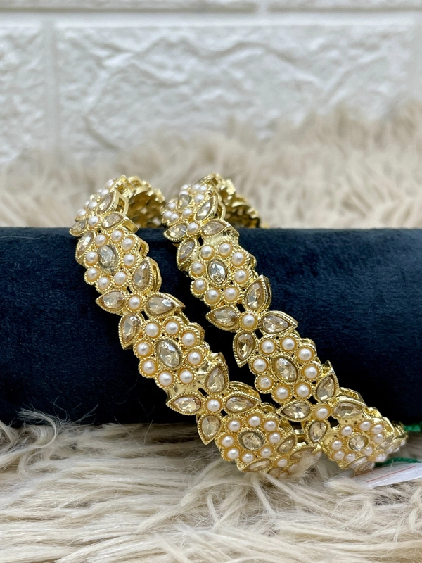 Pearl & Kundan Bangle k 13 - 2.10