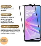 OPPO Mobile A Series Tempered Glass 6D 18D Ultra HD  - OPPO A17