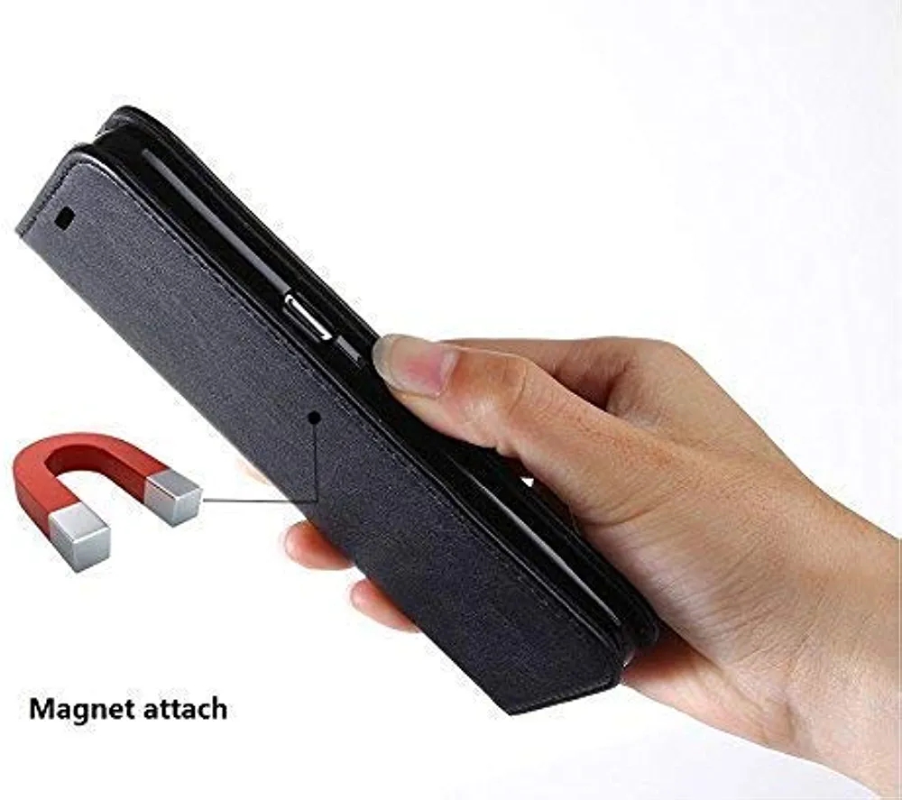 Dustproof Magnetic Vintage Series Wallet Flip for Samsung Galaxy A11 - Black - Black, SAMSUNG A11