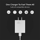 Mi 67W Sonic Charge Combo |Mi/Xiaomi/Redmi Charger|Superfast 6A Type C Included| Laptops, Tablets & Mobile Charger|(Adapter + USB to Type C Cable)