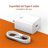 Mi 67W Sonic Charge Combo |Mi/Xiaomi/Redmi Charger|Superfast 6A Type C Included| Laptops, Tablets & Mobile Charger|(Adapter + USB to Type C Cable)