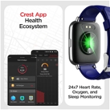 boAt Wave Prime47 Smart Watch with 1.69" HD Display, 700+ Active Modes, ASAP Charge, Live Cricket Scores, Crest App Health Ecosystem, HR & SpO2 Monitoring(Royal Blue)