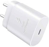 Original 25W Travel Adapter + C to C Cable for Samsung Cellular Phones (White20)