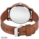 Trendy Men Watches - Brown, Free Delivery