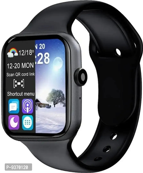 Modern Smart Watches for Unisex - Black, Free Delivery, Free Size