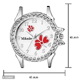 Mikado Analogue Women's Girls' Watch (Multicolored Dial Multicolored Strap) - Red, Free Size, Free Delivery