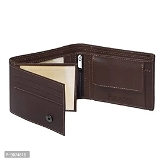 PIRASO Mens Leather Wallet - Brown, Free Delevery