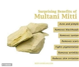 Multani Mitti Stone Form Fullers Earth/Calcium Bentonite Clay - Corn, 2 Kgs, Free Delivery