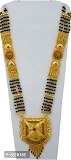 RADHEKRISHNA imitation 5 line chain with golden meenakri pendal mangalsutra of best quality - Gold, Free Delivery, Standard