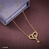 (combo of 2) Propose pendant with gold chain and White pearl pendan - Gold, Free Delivery