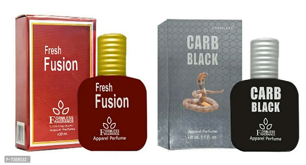 Formless Fresh Fusion  Carb Black 30ml Spray Parfume Pac of 2 Each - Free Delivery, 30 ML Each