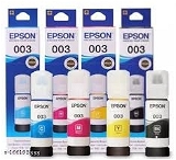Epson 003 65ml Ink Bottle EcoTank (BK,C,M,Y) - 4 PCS