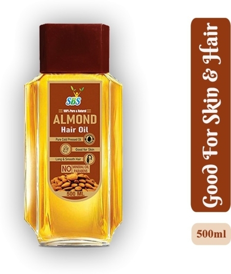 SBS Herbal Pure Cold Pressed Almond Hair Oil